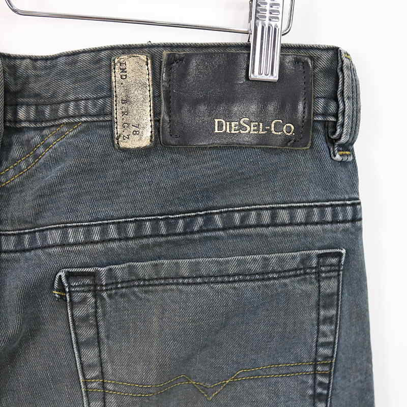 DIESEL / ディーゼル THAVAR 製品染めスリムデニムパンツ