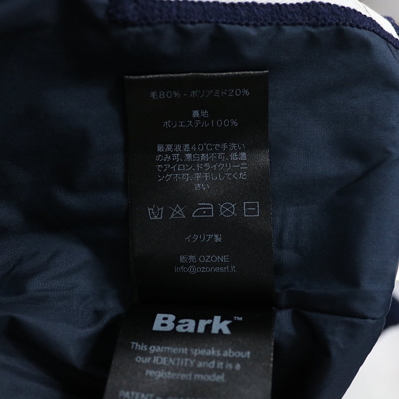 Bark / バーク フード付きニット ダッフルコート