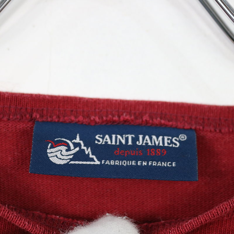 SAINT JAMES / セントジェームス OUESSANT ”SOLID” ウエッソンソリッドバスクシャツ