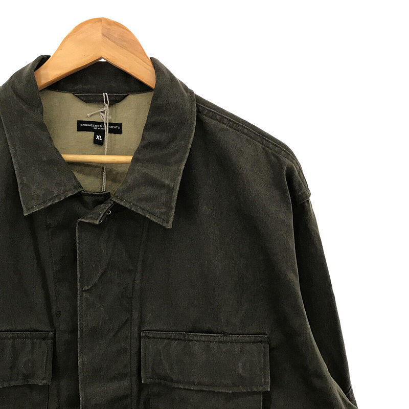 【新品】  Engineered Garments / エンジニアドガーメンツ | BDU Jacket - Coated Twill ミリタリージャケット | XL | ダークオリーブ | メンズ