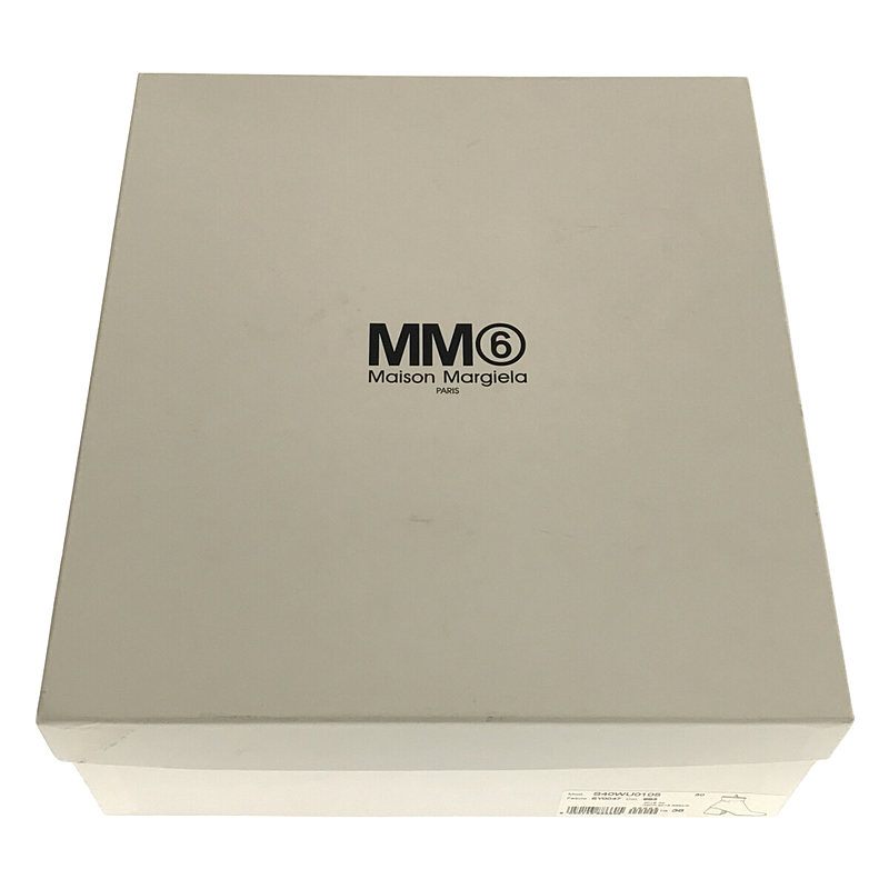 MM6 Maison Margiela / エムエムシックスメゾンマルジェラ S40WU0105 グリッター レザー ショート ブーツ 箱・保存袋有