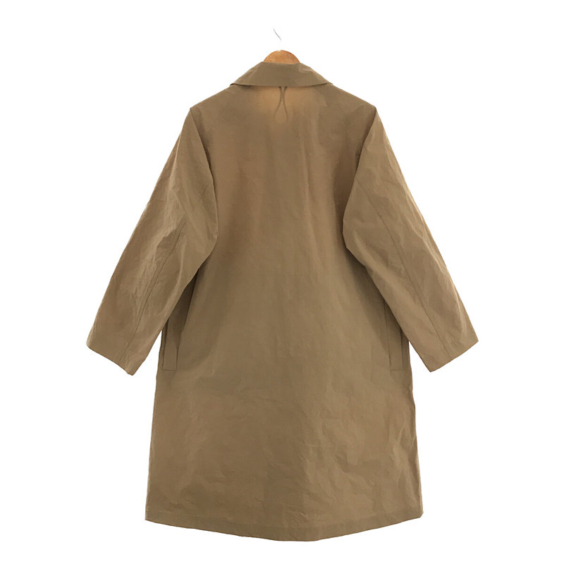 ARTS&SCIENCE / アーツアンドサイエンス ナイロン 丸襟 フーデッド ステンカラー コート 保存袋付き