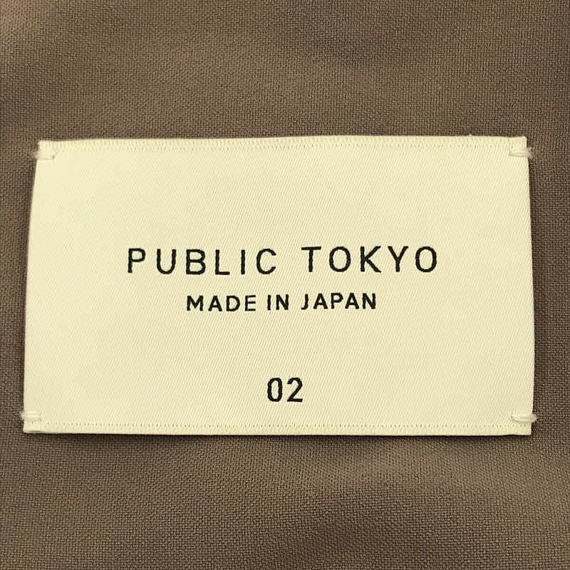 PUBLIC TOKYO / パブリックトウキョウ 【マルチストレッチ】リラックスドレープジャケット