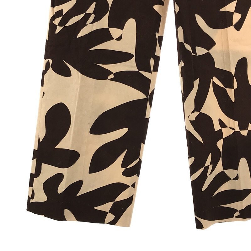 6(ROKU)LEAF PRINT PANTSパンツ ロク リーフプリントパンツ