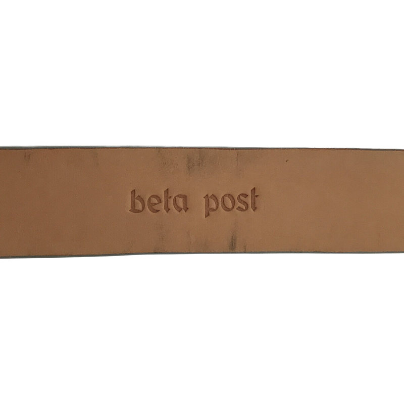 beta post / ベータポスト Plastic Bag Shoulder Belt エレファントレザー ショルダーベルト