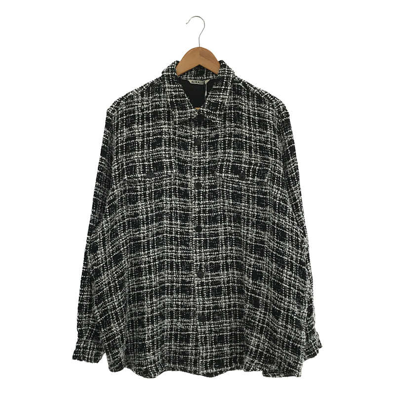 HOMESPUN SUMMER TWEED SHIRTS BLOUSON コットン ホームスパン サマー