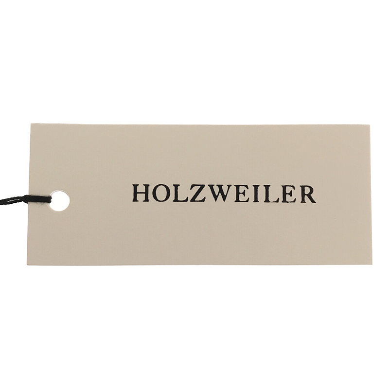 HOLZWEILER / ホルスウィラー チェック ウール ポンチョ コート