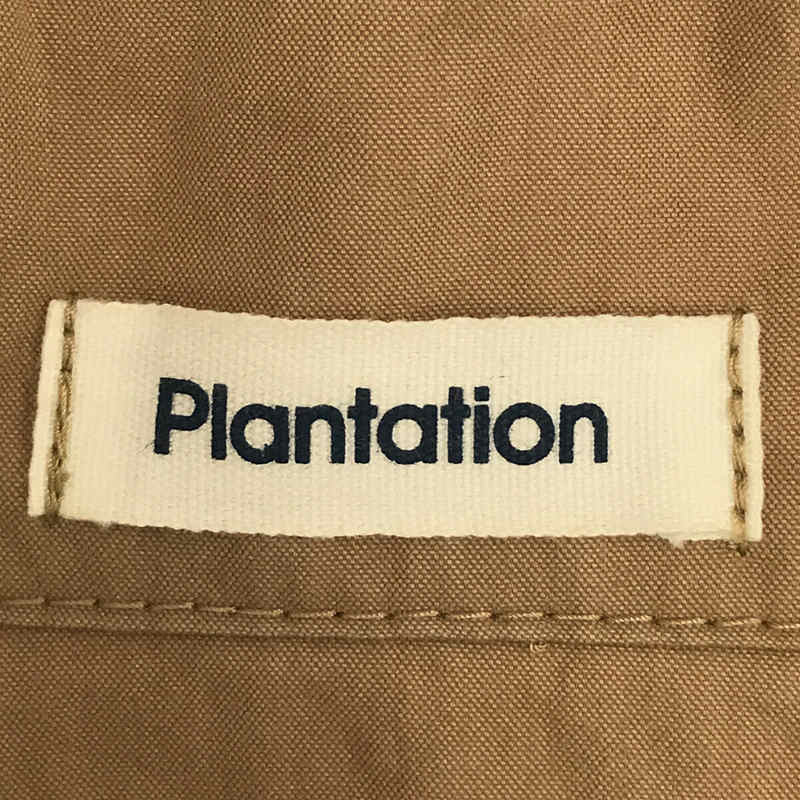 Plantation / プランテーション ライナー付き コットン フライフロント ハイネック ロングコート