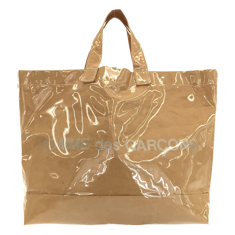 PVC KRAFT PAPER BAG ロゴ ビニール ペーパー トート バッグ PVC KRAFT PAPER BAG ロゴ ビニール ペーパー トート バッグ