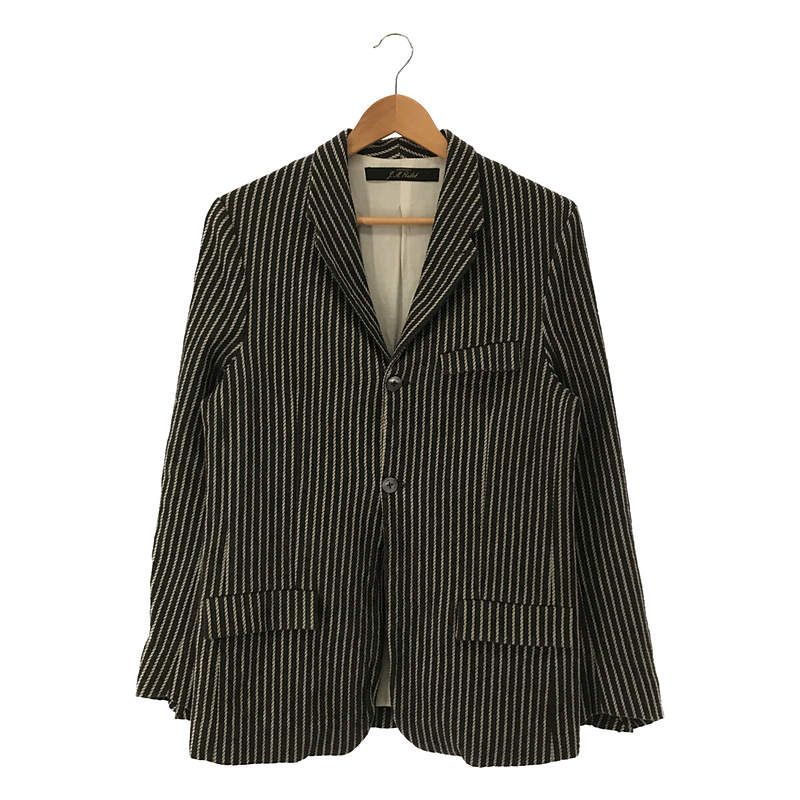 vintage wool cotton jacket 2B シングルブレスト ジャケット