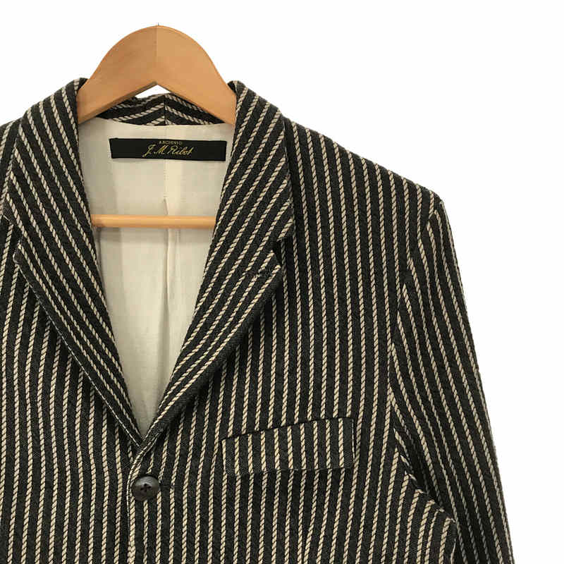 ARCHIVIO J.M.Ribot / アルキビオジェイエムリボット vintage wool cotton jacket 2B シングルブレスト ジャケット