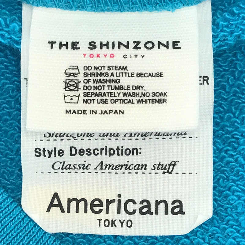 Shinzone / シンゾーン ×AMERICANA / アメリカーナ AMERICANA COLLABORATION SWEAT コットン スウェット