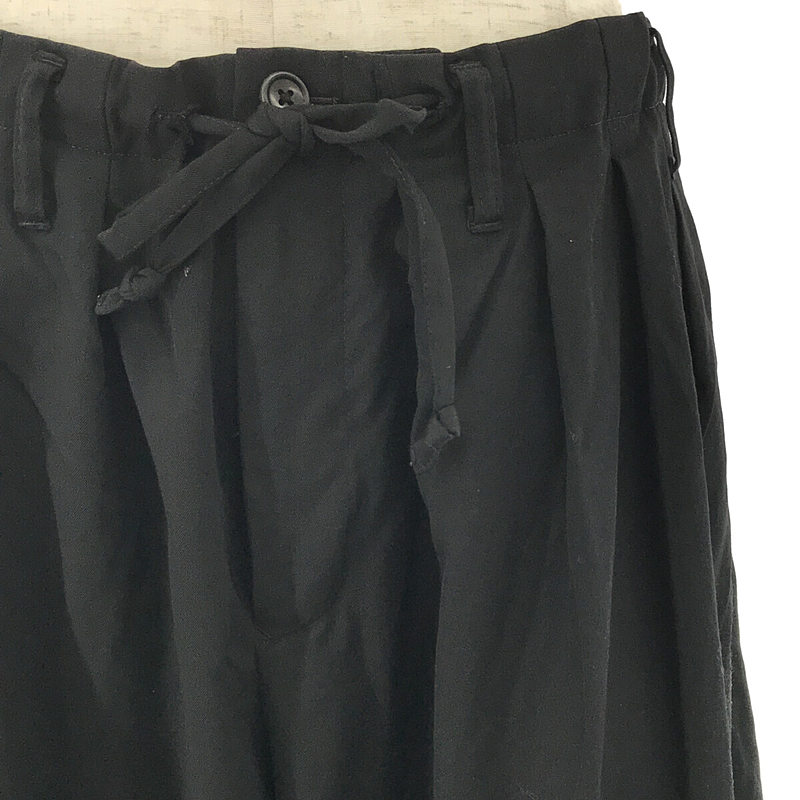 YOHJI YAMAMOTO POUR HOMME / ヨウジヤマモトプールオム Balloon Pants Wrinkled Gabardine  ウールギャバ バルーン パンツ