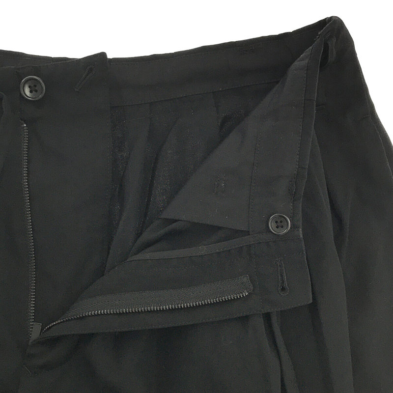 YOHJI YAMAMOTO POUR HOMME / ヨウジヤマモトプールオム Balloon Pants Wrinkled Gabardine  ウールギャバ バルーン パンツ