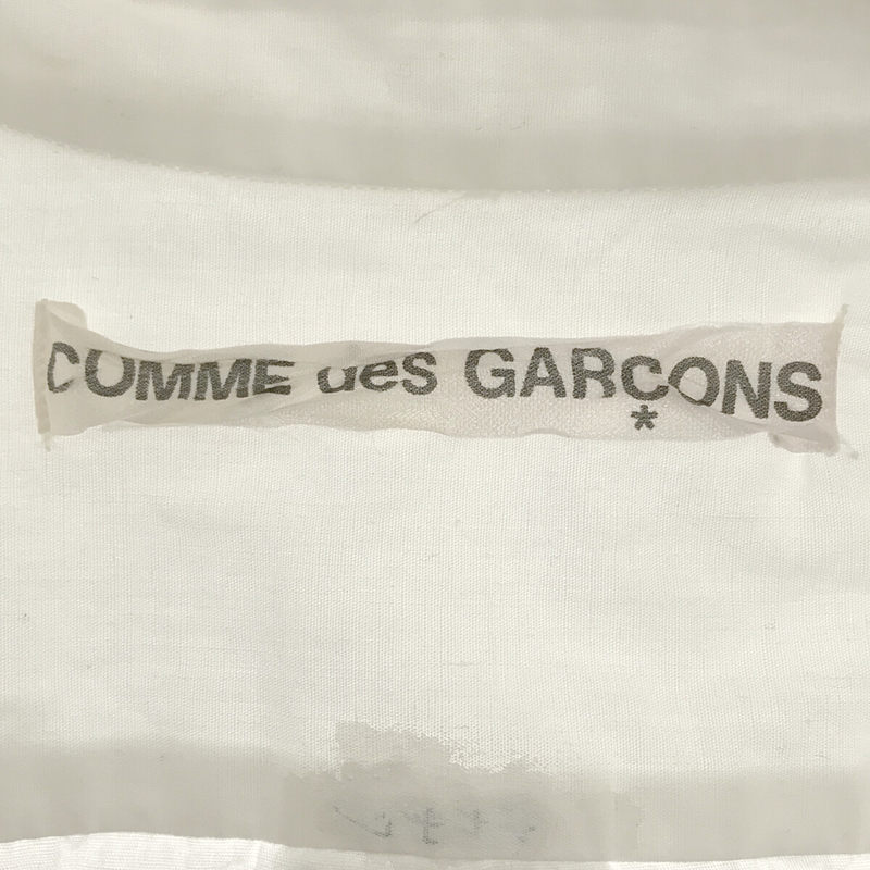 COMME des GARCONS / コムデギャルソン ウイングカラー ピンタックブラウス ドレスシャツ