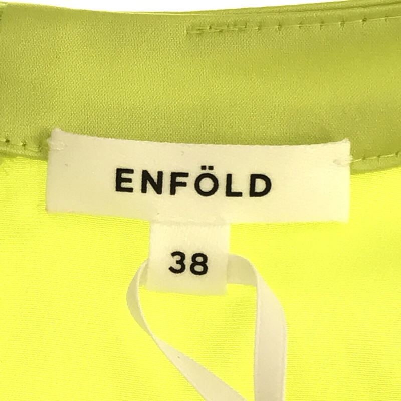 ENFOLD / エンフォルド ワンカラー 半袖Tシャツ