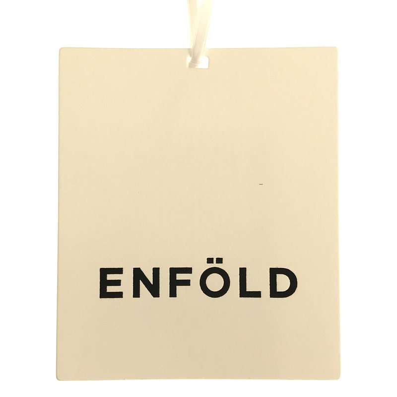 ENFOLD / エンフォルド ワンカラー 半袖Tシャツ