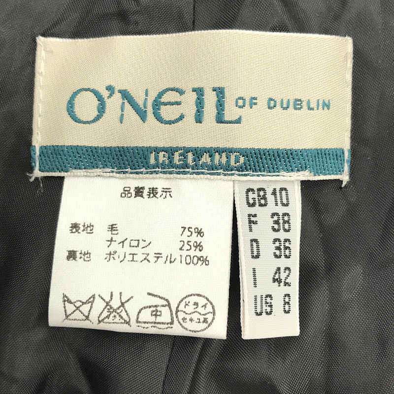 O'NEIL OF DUBLIN / オニールオブダブリン アイルランド製 ウール ナイロン タータン チェック パンツ