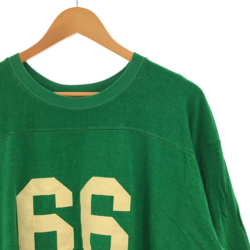 RAYON COTTON FOOT BALL T-SHIRT レーヨンコットン フットボールTシャツ green6(ROKU) / ロク