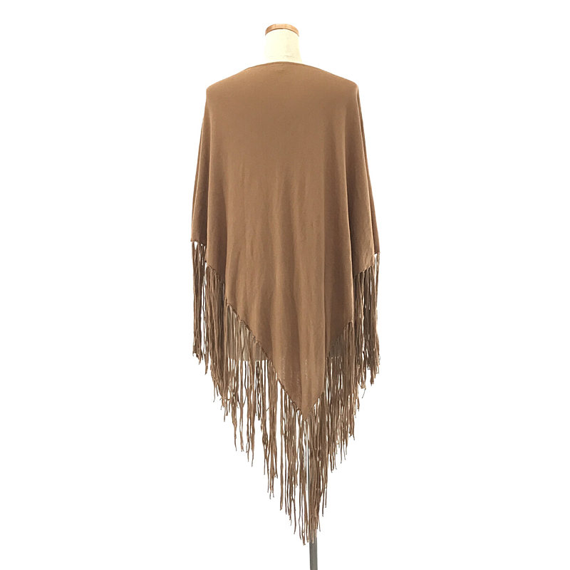 L'Appartement / アパルトモン 2020SS 【 GOOD GRIEF / グッドグリーフ 】 Knit Fringe Poncho ニットフリンジ ポンチョ ニット プルオーバー