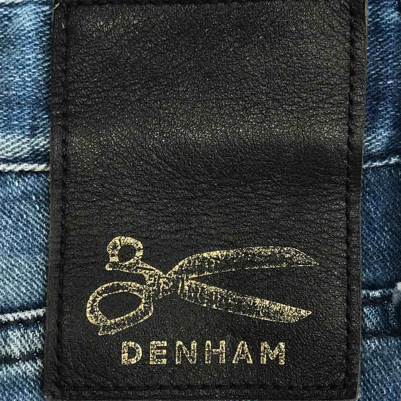 DENHAM / デンハム ヴィンテージ加工 レザー パッチ 5P デニム パンツ