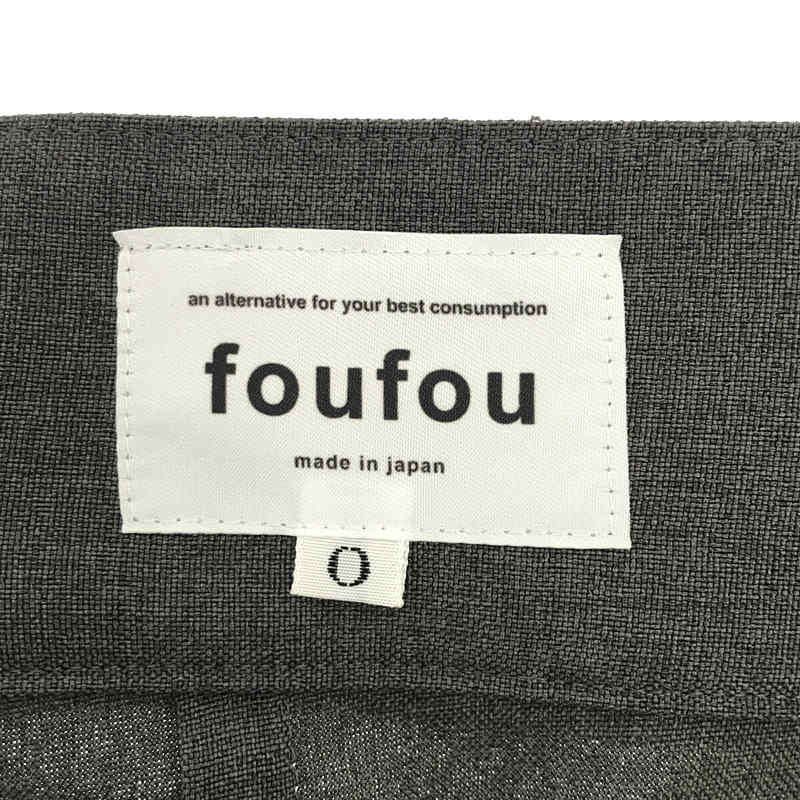 foufou / フーフー semi-tight skirt  セミタイト スカート サイドスリット