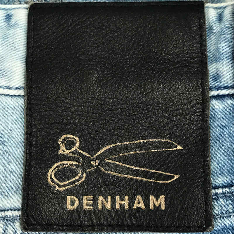 DENHAM / デンハム ヴィンテージ加工 レザー パッチ 5P デニム パンツ