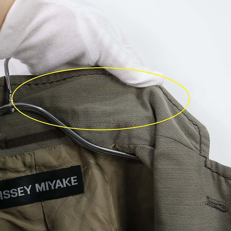 ISSEY MIYAKE MEN / イッセイミヤケメン ステッチデザイン3Bテーラードジャケット
