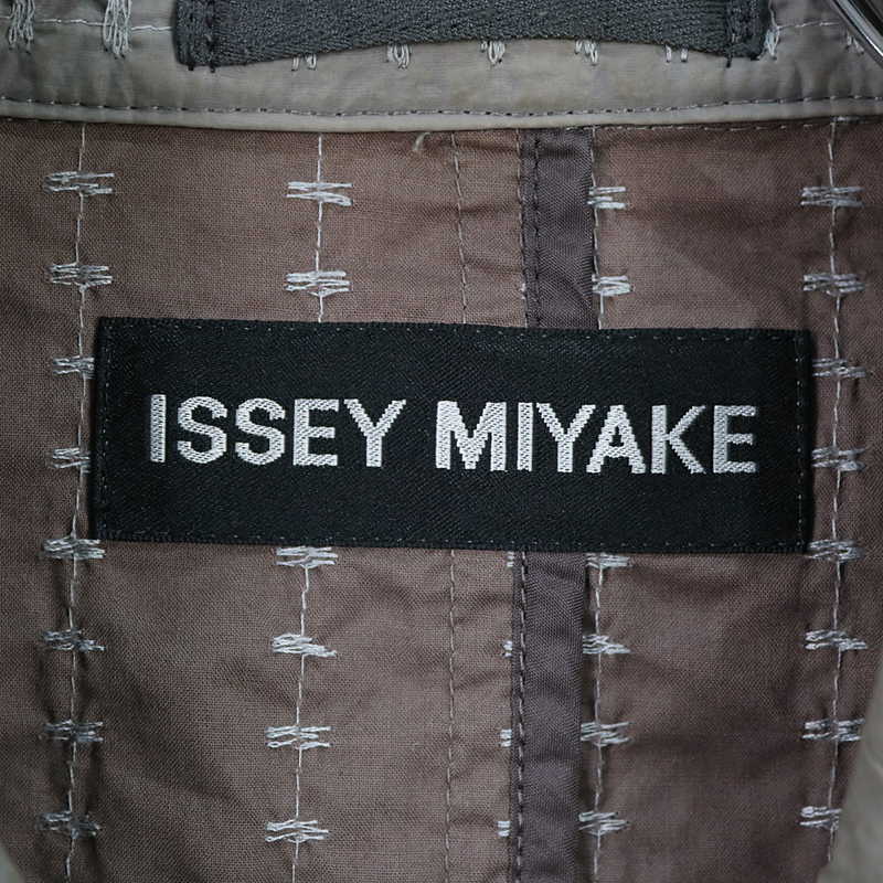 ISSEY MIYAKE MEN / イッセイミヤケメン ナイロンストライプ3Bテーラードジャケット