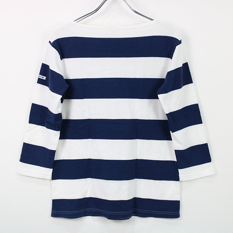 ORCIVAL / オーチバル BOAT NECK 3/4 SLEEVE T-SHIRT  ボートネック ワイドボーダーカットソー