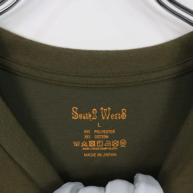 South2West8 S2W8 / サウストゥーウエストエイト Side Slit V Neck Shirt  サイドスリット Vネック シャツ