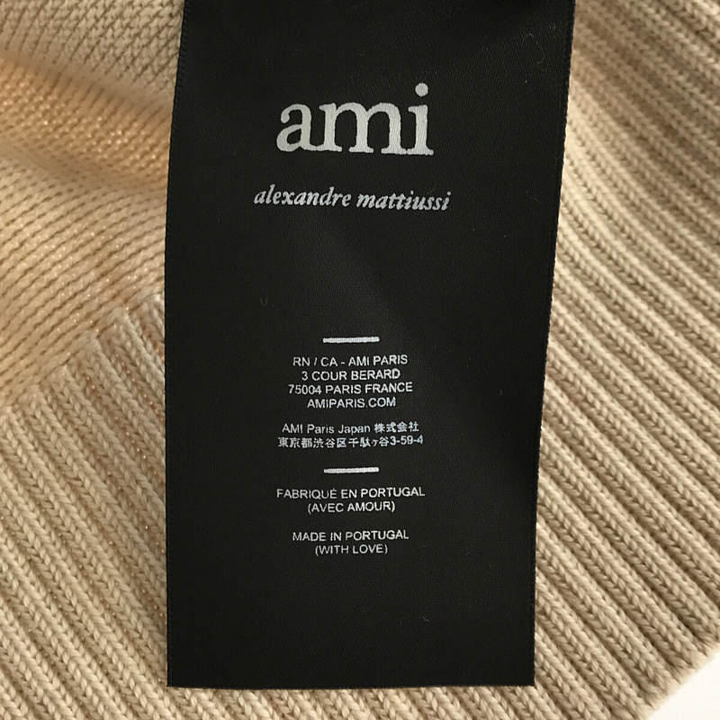 AMI Alexandre Mattiussi / アミ・アレクサンドルマテュッシ Ami De Cœur セーター ロゴニット off white