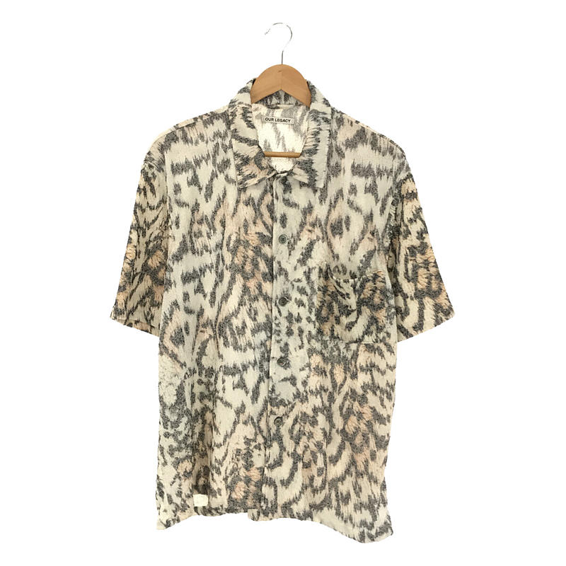 BOX SHORTSLEEVE TIGER PRINT タイガーペイント ボックス シャツ