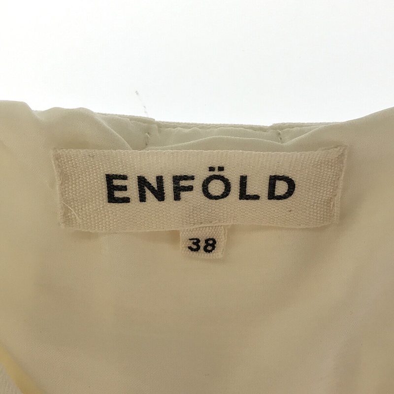 ENFOLD / エンフォルド コットン Ｖネック プルオーバー カットソー