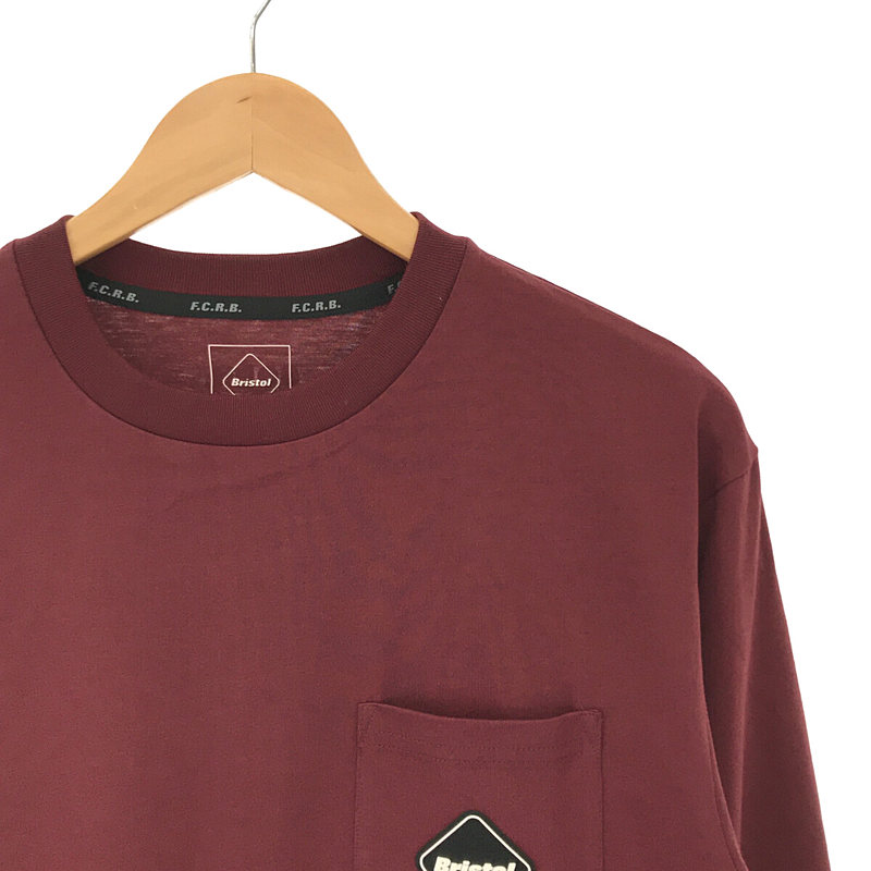 L/S AUTHENTIC TEAM POCKET TEE FCRB-222073 エンブレムワッペン ロングスリーブ ポケットTシャツ  カットソーF.C.R.B / エフシーアールビー