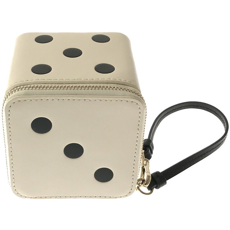 KATE SPADE / ケイトスペード 3D DICE WRISTLET ダイスリスレット サイコロ レザー  ポーチ バッグ