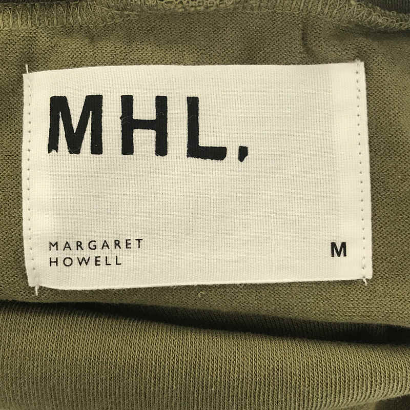 MHL. / エムエイチエル マーガレットハウエル HIGH TWISTED COTTON JERSEY コットン ハイネック ロングスリーブ カットソー