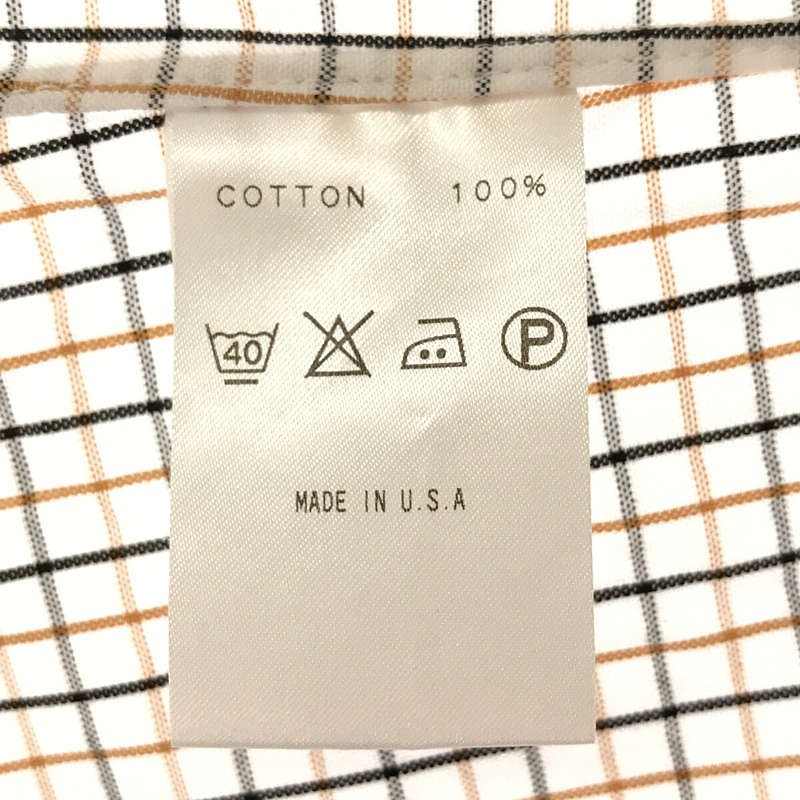 INDIVIDUALIZED SHIRTS / インディビジュアライズドシャツ MOJITO USA製 チェック BB ボタンダウン シャツ