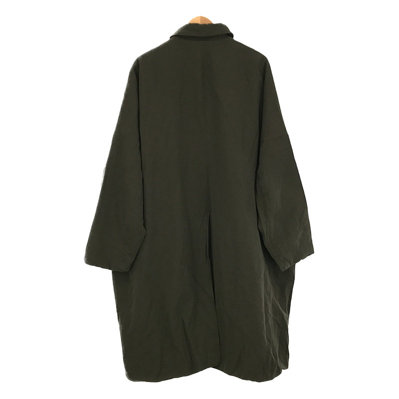 BIG BLOBBY COAT-ROUGH ヴァージン ウール リネン ビッグ BIG BLOBBY COAT-ROUGH ヴァージン ウール リネン ビッグ