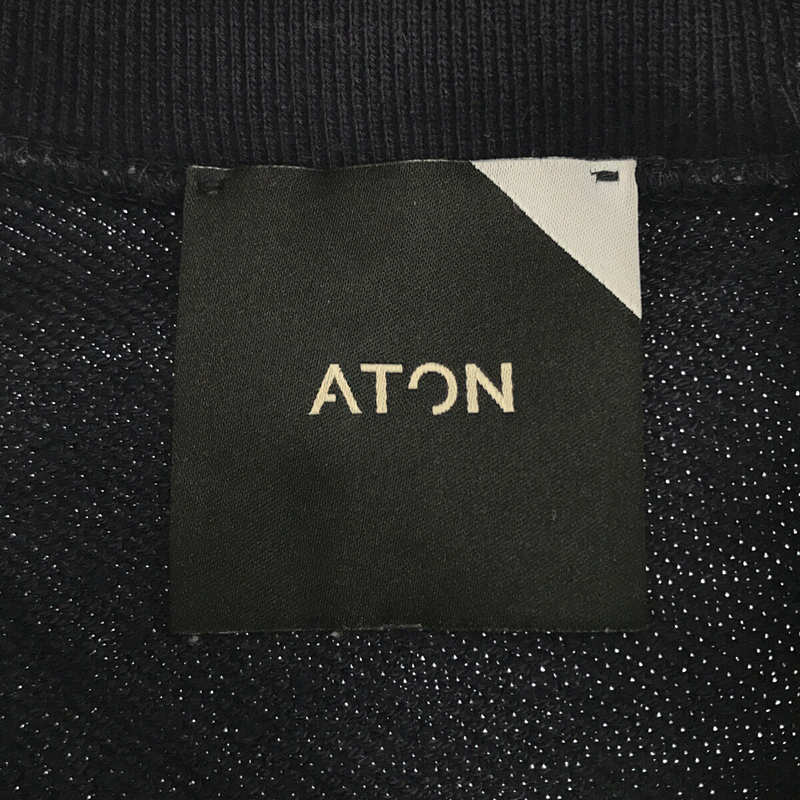 ATON / エイトン SUVIN TSURI URAKE MOCK-NECK PULLOVER スウェット プルオーバー トレーナー