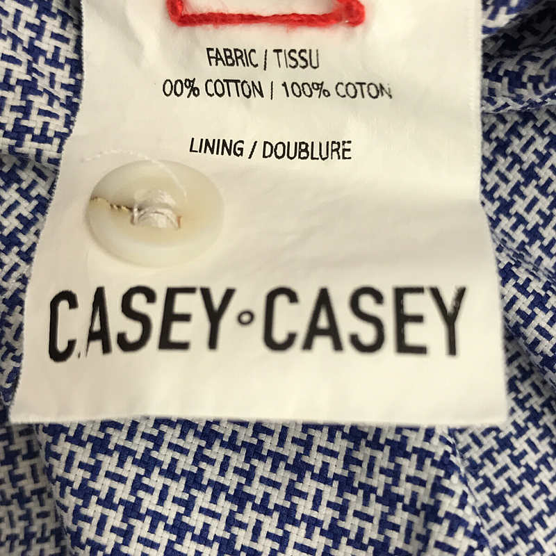 CASEY CASEY / ケーシーケーシー コットン100％ 総柄 シャツワンピース