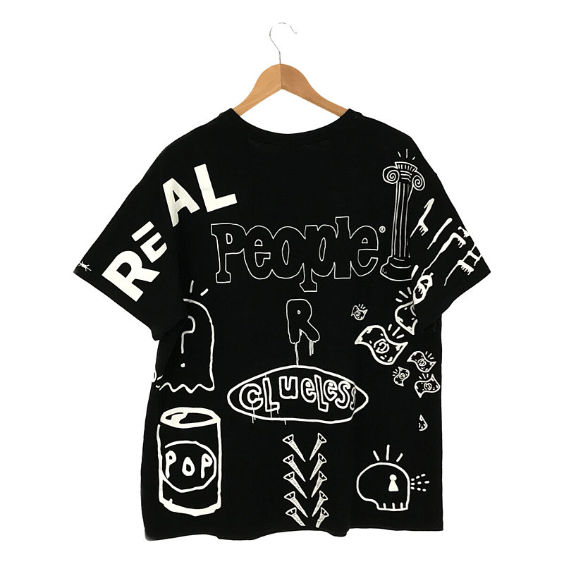 REAL BUY / リアルバイ International Gallery BEAMS 取扱い REAL SKULL ビッグシルエット プリント Tシャツ カットソー