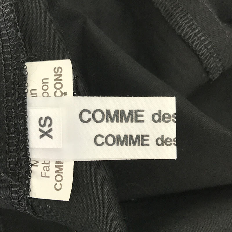 COMME des GARCONS COMME des GARCONS / コムコム パッチワーク 切替 コットン キーネック カットオフ ブラウス カットソー