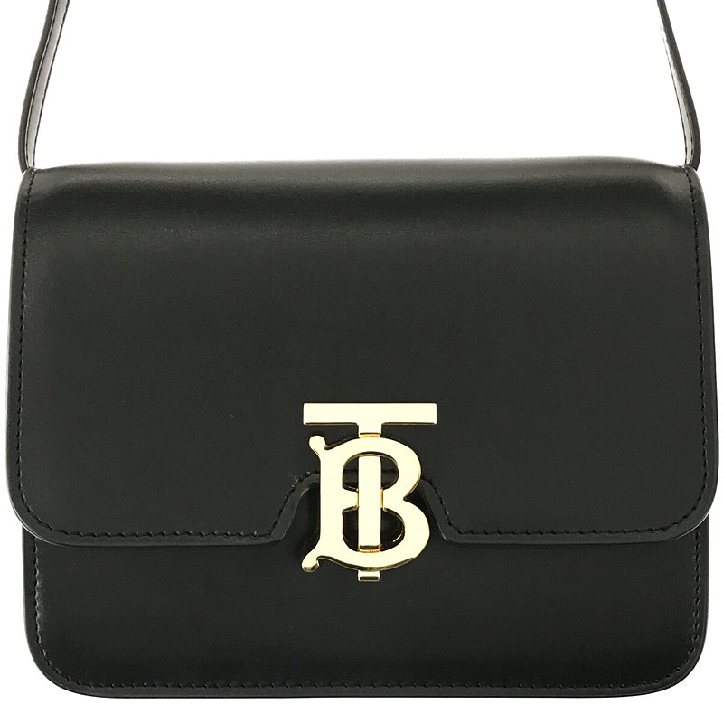 Burberry / バーバリー 8010334 2way BK LL SM TB BAG 牛革 レザー ショルダー付き クラッチ バッグ 箱・保存袋有