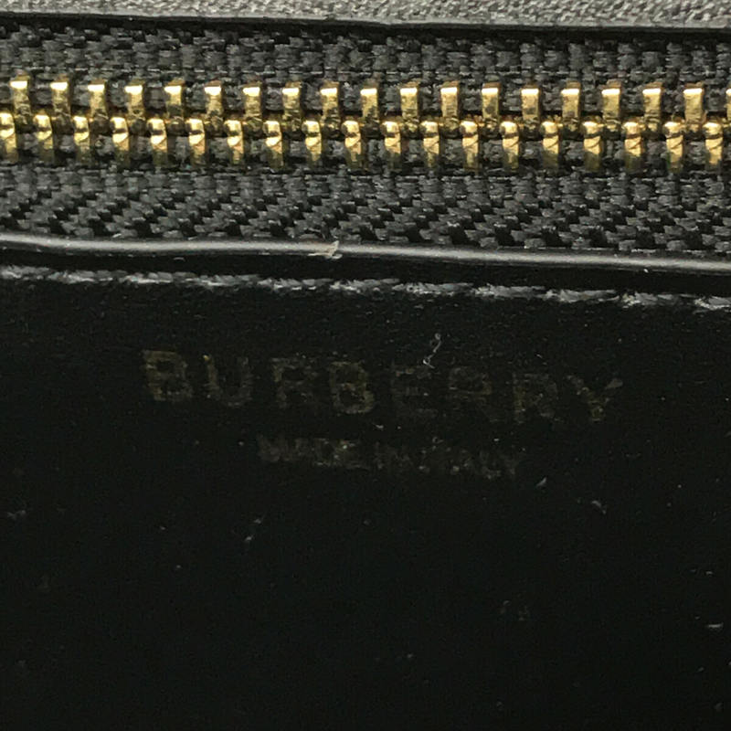Burberry / バーバリー 8010334 2way BK LL SM TB BAG 牛革 レザー ショルダー付き クラッチ バッグ 箱・保存袋有