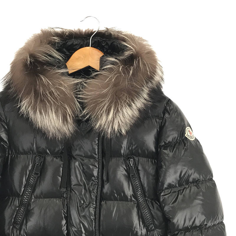 MONCLER / モンクレール APHROTITI GIUBBOTTO アフィロッティ ナイロン フォックス ファー フード ダウン コート ハンガー・ガーメントケース付き