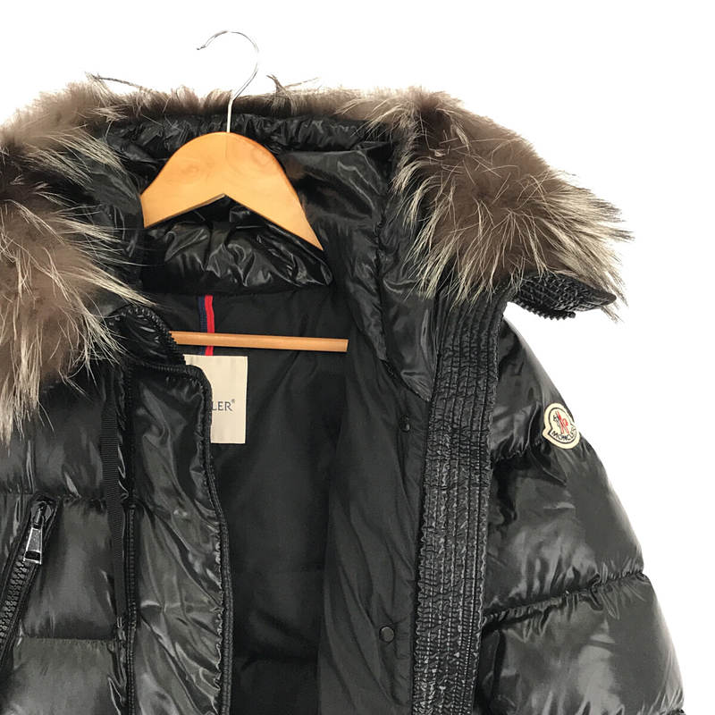 MONCLER / モンクレール APHROTITI GIUBBOTTO アフィロッティ ナイロン フォックス ファー フード ダウン コート ハンガー・ガーメントケース付き