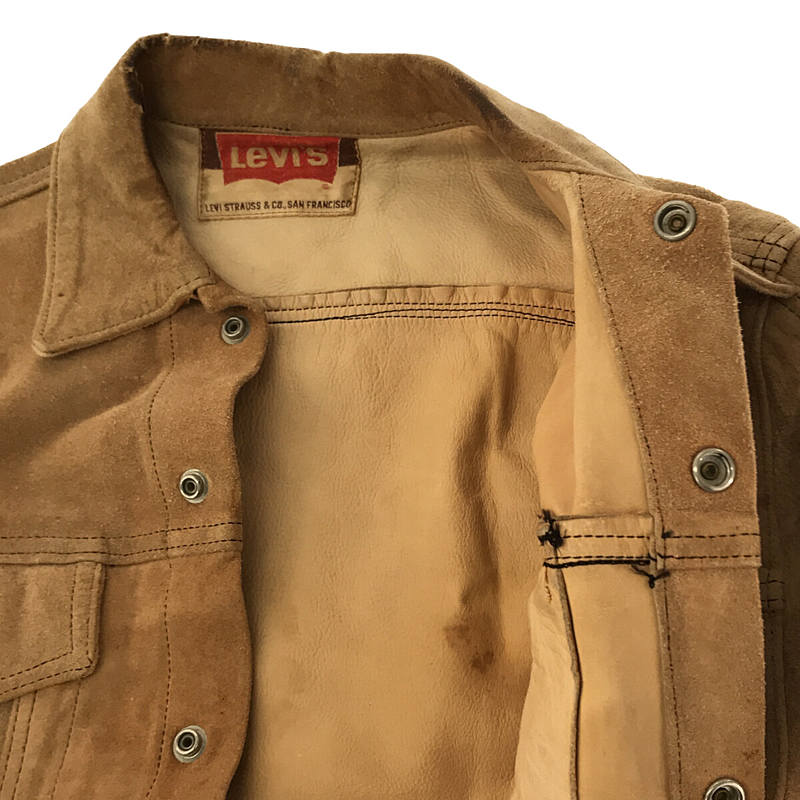 LEVI'S / リーバイス 1960s～ Vintage 茶タグ 3rd BIG E ヴィンテージ スエード レザー ジャケット