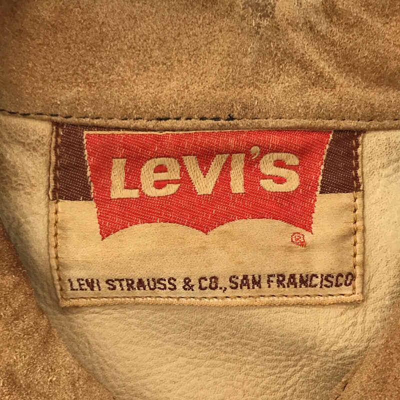 1960s～ Vintage 茶タグ 3rd BIG E ヴィンテージ スエード レザー ジャケットLEVI'S / リーバイス