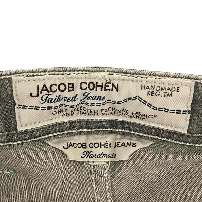 JACOB COHEN / ヤコブコーエン イタリア製 USED加工 ストレッチ デニム スキニー パンツ